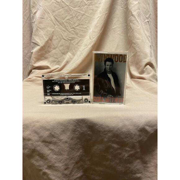 Steve Winwood: Roll With It Cassette, 1988 Virgin Records Tested - Picture 1 of 2